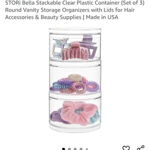 Clear Stackable Plastic Storage Containers